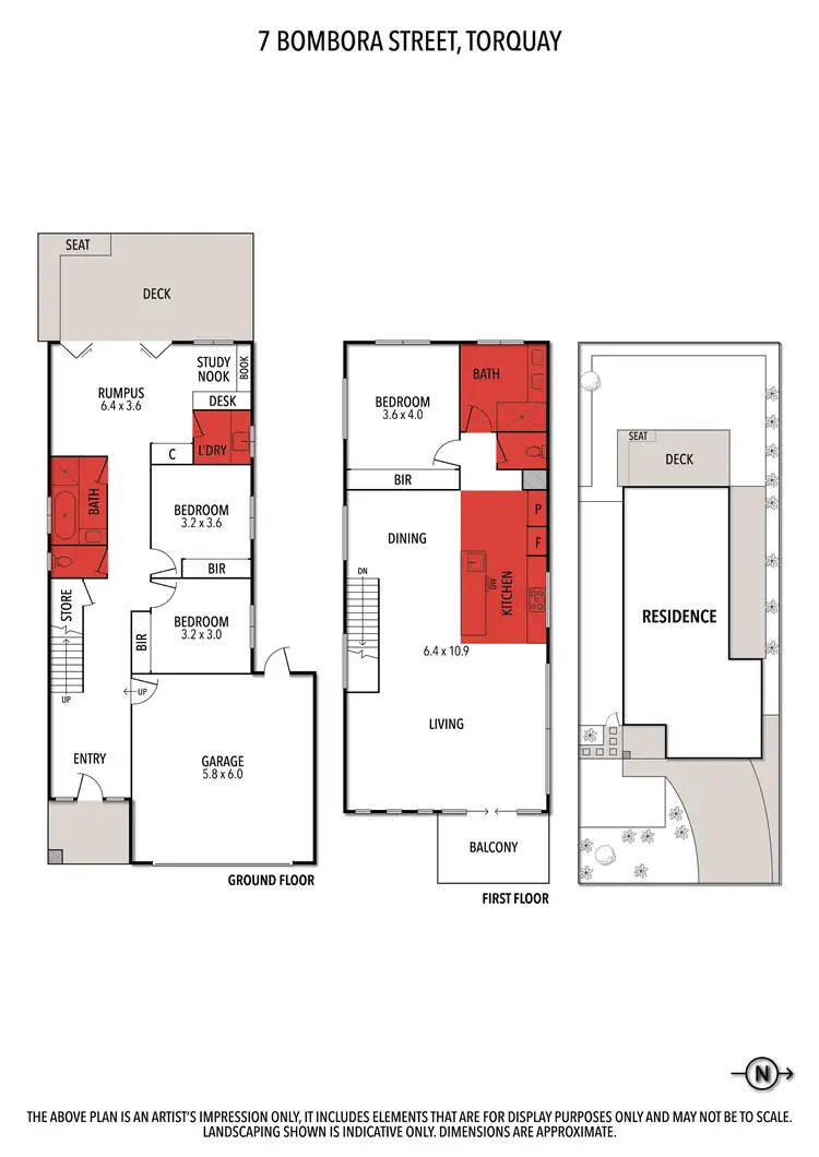 Floorplan of Homely house listing, 7 Bombora Street, Torquay VIC 3228