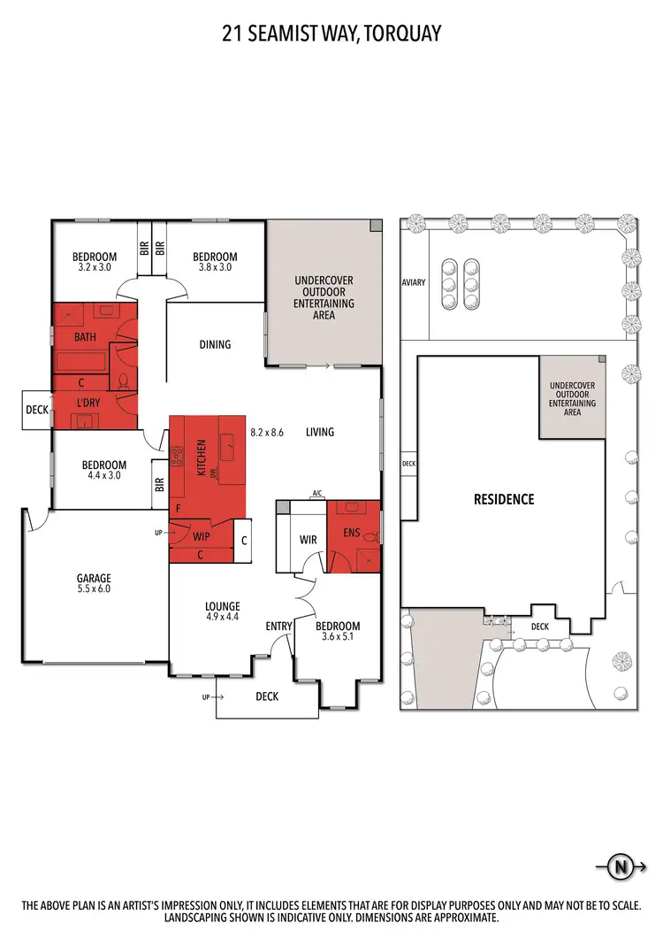 Floorplan of Homely house listing, 21 Seamist Way, Torquay VIC 3228