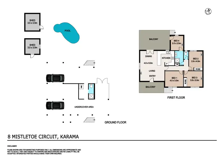 Floorplan of Homely house listing, 8 Mistletoe Circuit, Karama NT 812