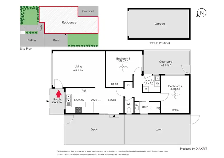Floorplan of Homely unit listing, 4/36-38 Denbigh Street, Frankston VIC 3199