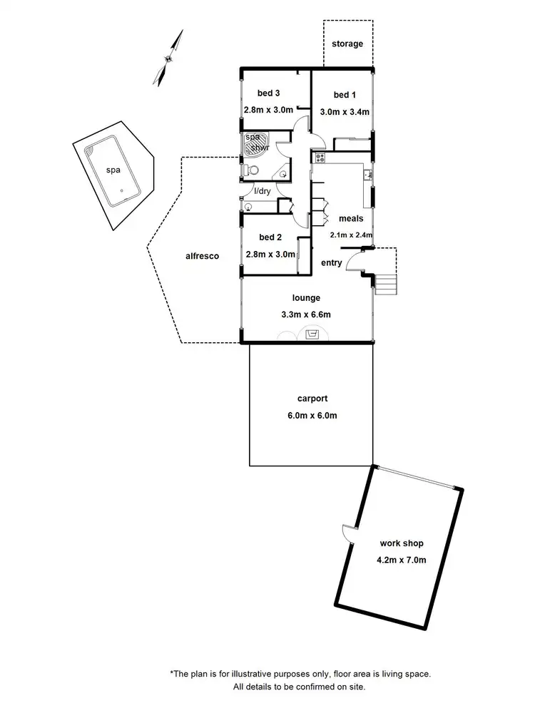 Floorplan of Homely house listing, 30 Tarhilla Drive, Launching Place VIC 3139