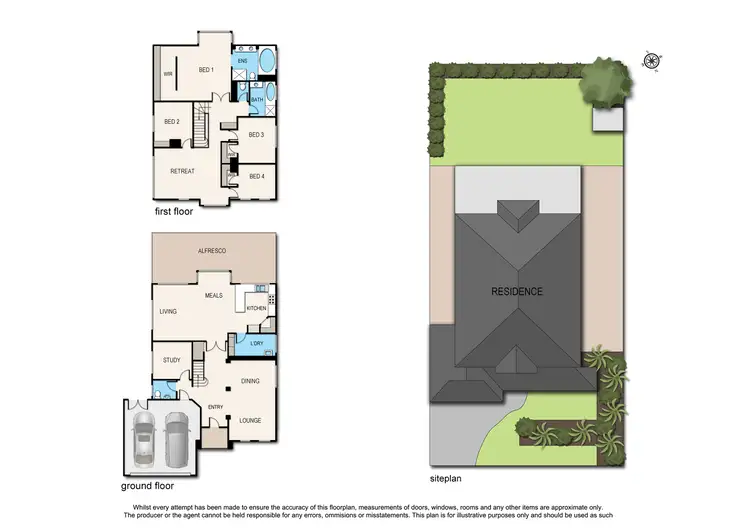 Floorplan of Homely house listing, 1 Pheasant Court, Berwick VIC 3806