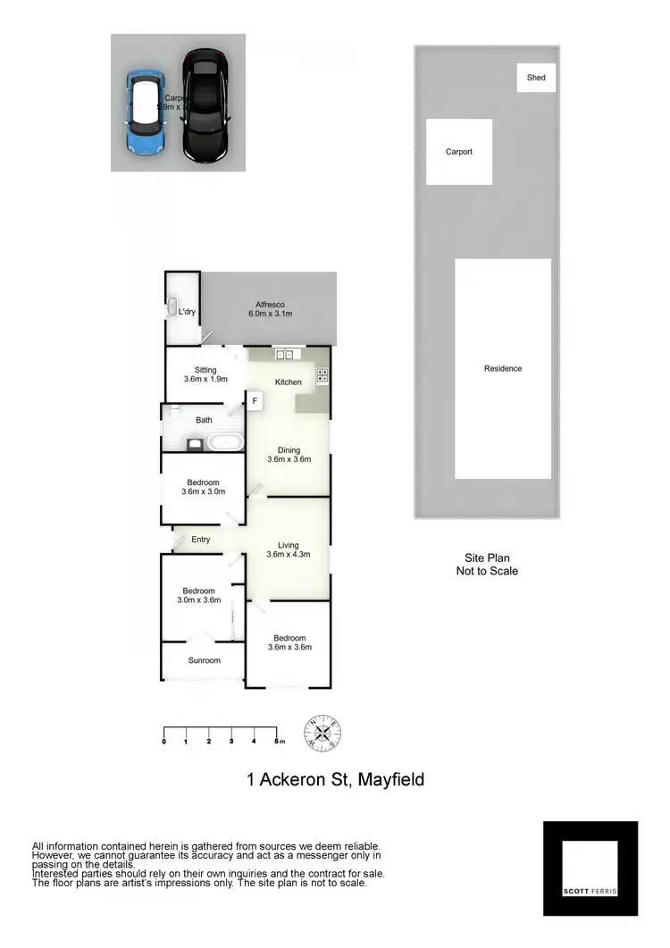 Floorplan of Homely house listing, 1 Ackeron Street, Mayfield NSW 2304