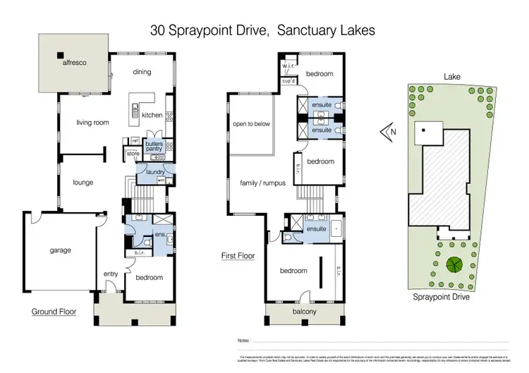 Floorplan of Homely house listing, 30 Spraypoint Drive, Sanctuary Lakes VIC 3030