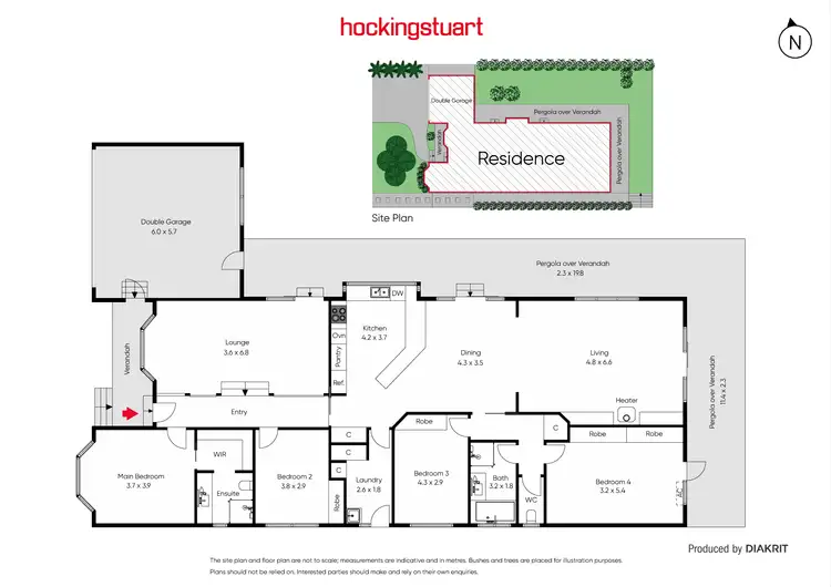 Floorplan of Homely house listing, 8 Palm Vista Drive, Safety Beach VIC 3936