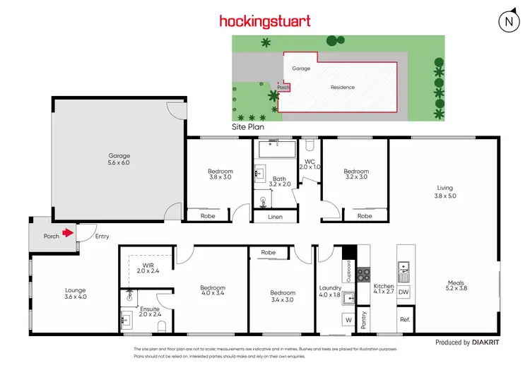 Floorplan of Homely house listing, 6 Crestwood Way, Brookfield VIC 3338