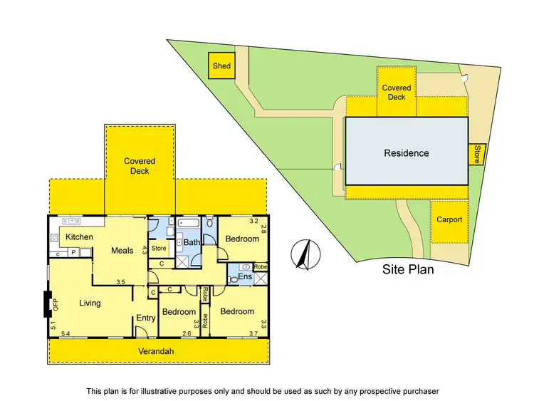 Floorplan of Homely house listing, 3 Kinka Place, Greensborough VIC 3088