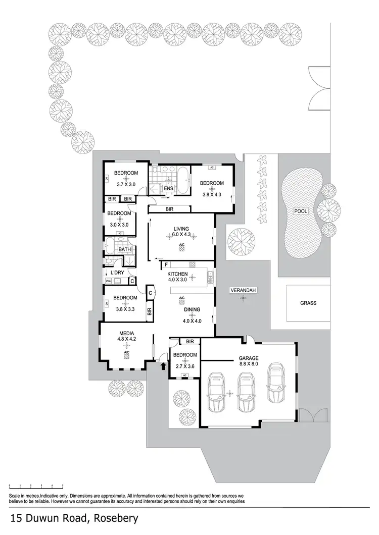 Floorplan of Homely house listing, 15 Duwun Road, Rosebery NT 832