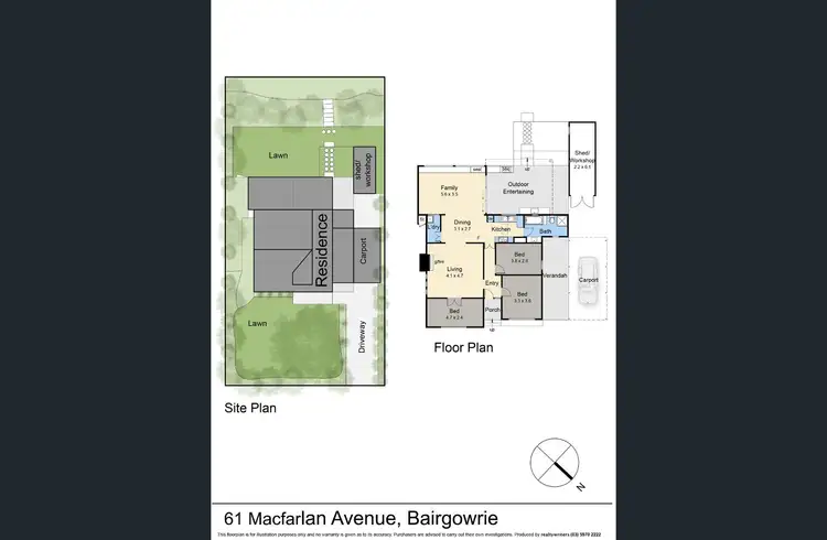 Floorplan of Homely house listing, 61 Macfarlan Avenue, Blairgowrie VIC 3942