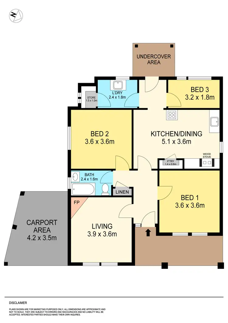Floorplan of Homely house listing, 15 Rowe Street, Ballarat East VIC 3350