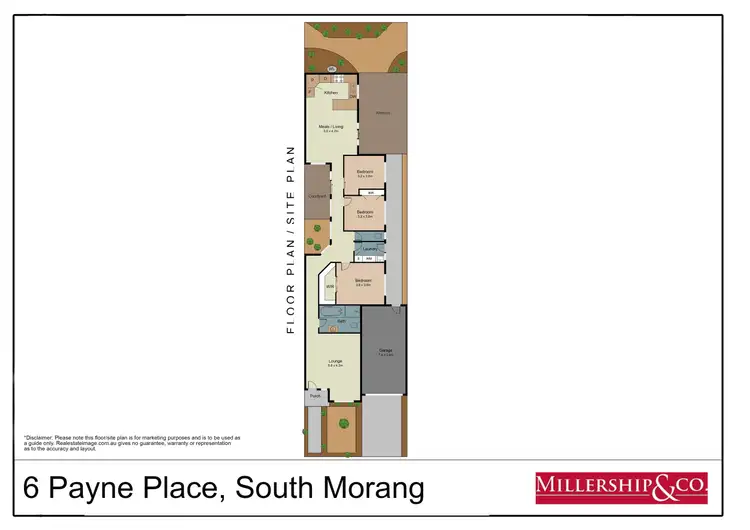 Floorplan of Homely house listing, 6 Payne Place, South Morang VIC 3752