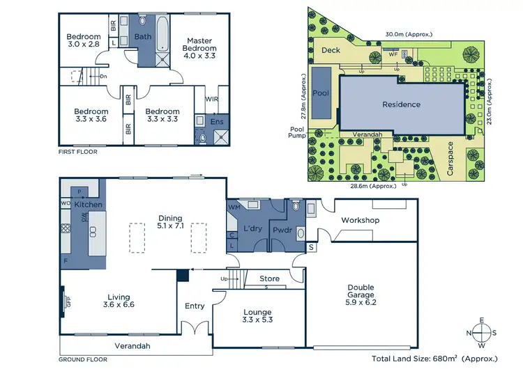 Floorplan of Homely house listing, 1 Lagoona Court, Blackburn VIC 3130