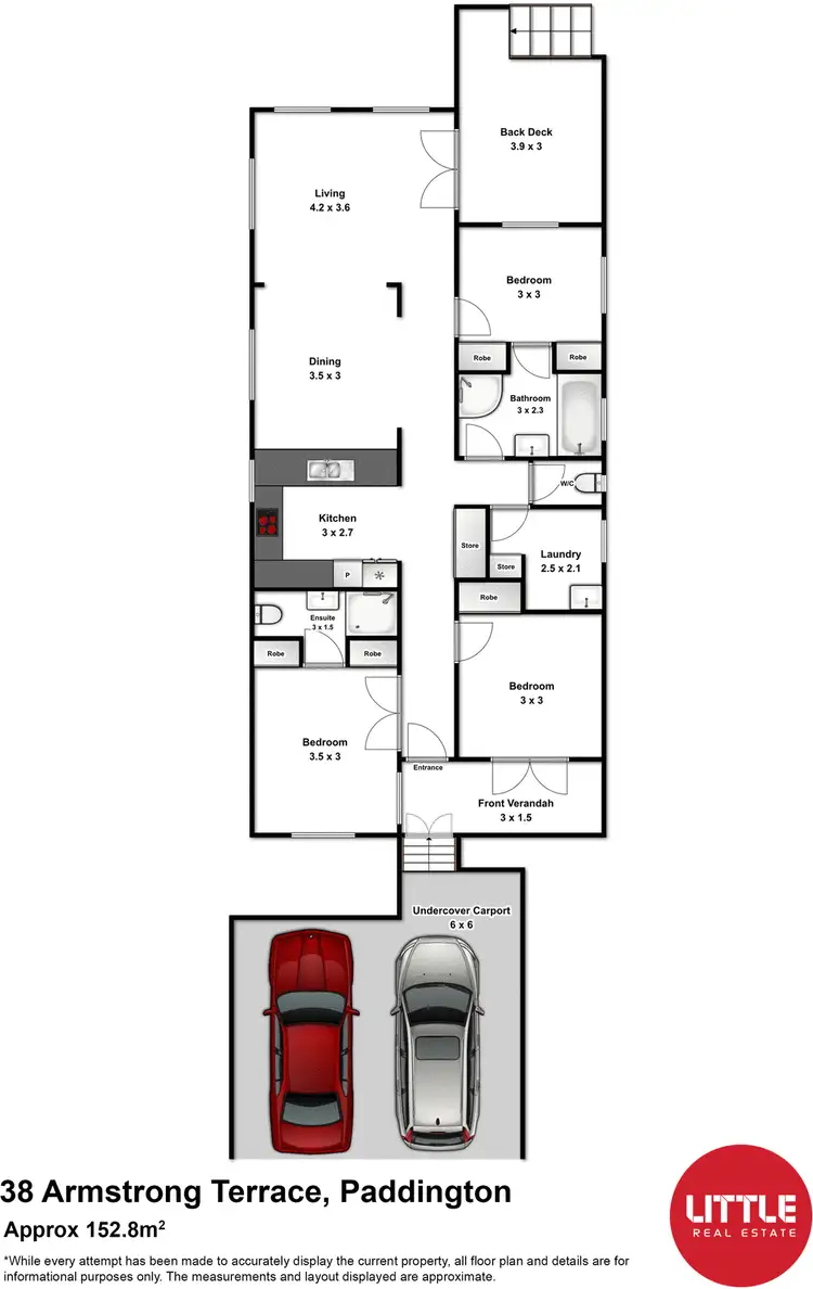 Floorplan of Homely house listing, 38 Armstrong Terrace, Paddington QLD 4064