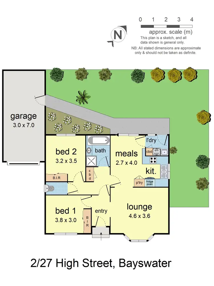 Floorplan of Homely unit listing, 2/27 High Street, Bayswater VIC 3153