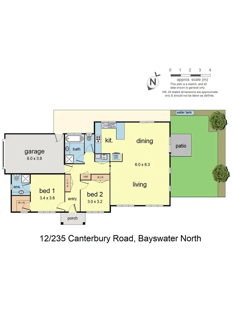 Floorplan of Homely townhouse listing, 12/235 Canterbury Road, Bayswater North VIC 3153