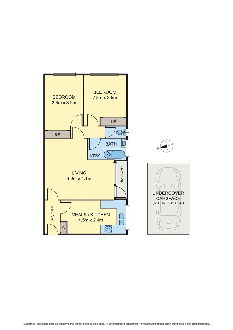 Floorplan of Homely apartment listing, 1/39 Aintree Road, Glen Iris VIC 3146