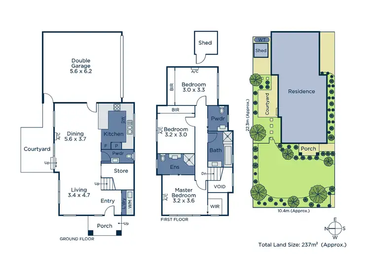 Floorplan of Homely townhouse listing, 1/25 Shady Grove, Nunawading VIC 3131