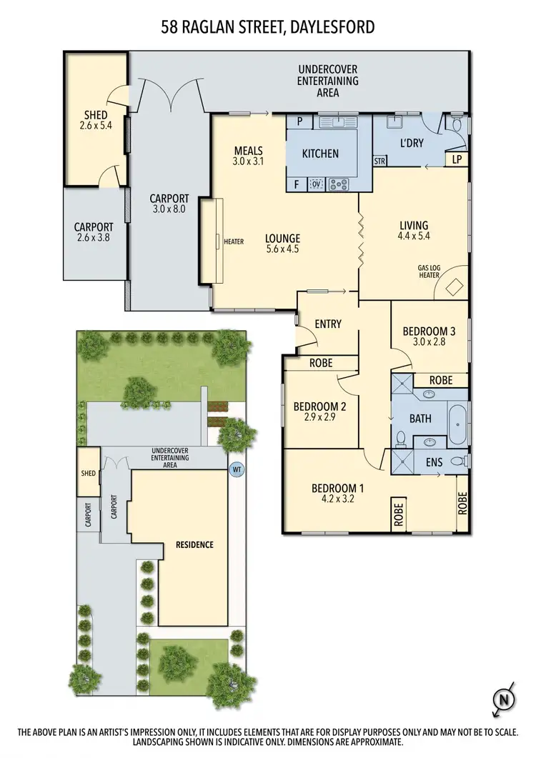 Floorplan of Homely house listing, 68 Raglan Street, Daylesford VIC 3460