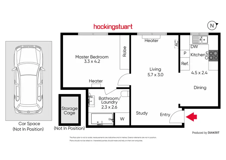 Floorplan of Homely apartment listing, 2/44 Waterloo Crescent, St Kilda VIC 3182