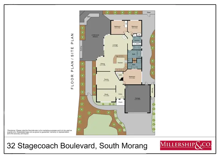 Floorplan of Homely house listing, 32 Stagecoach Boulevard, South Morang VIC 3752