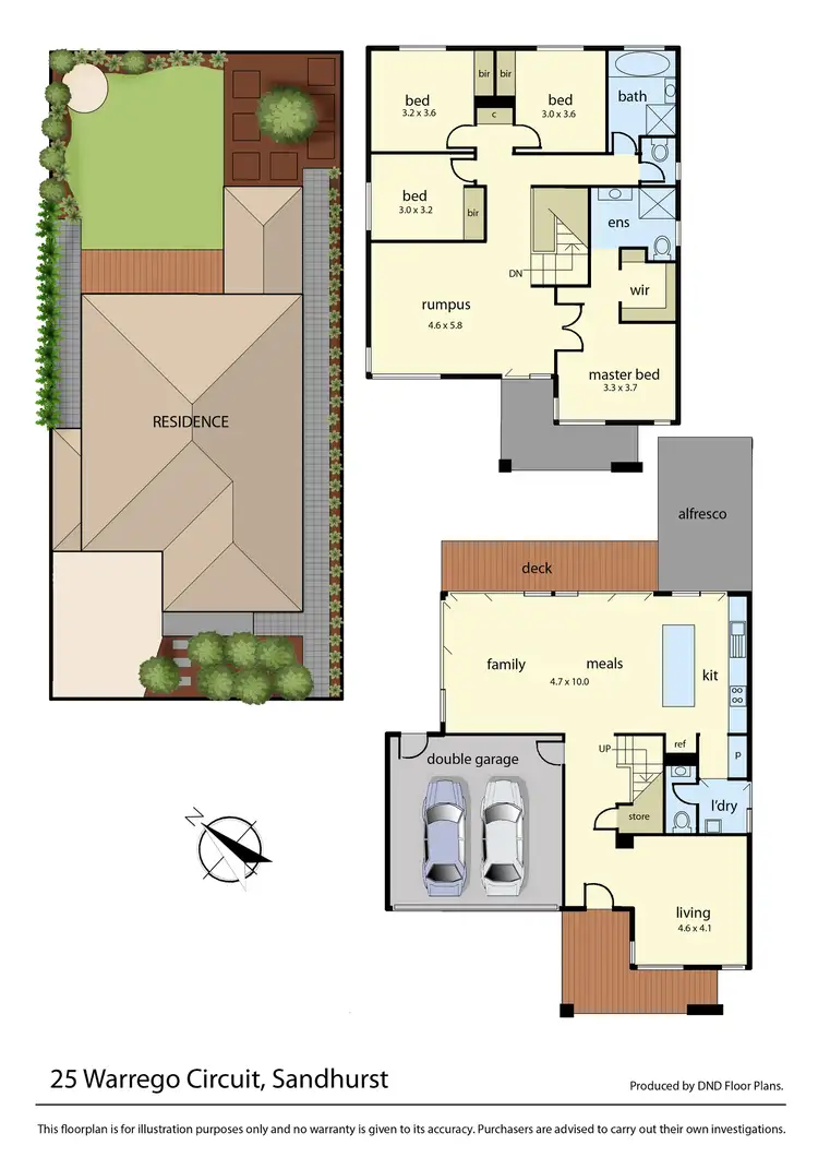 Floorplan of Homely house listing, 25 Warrego Circuit, Sandhurst VIC 3977