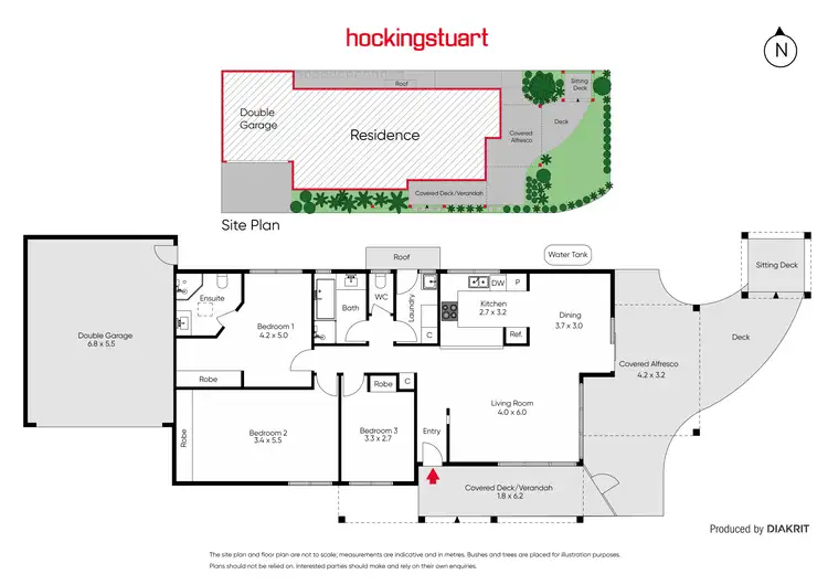 Floorplan of Homely house listing, 50 Potton Avenue, Rosebud VIC 3939