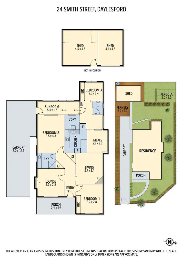 Floorplan of Homely house listing, 24 Smith Street, Daylesford VIC 3460
