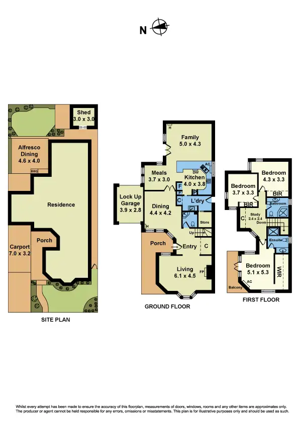 Floorplan of Homely house listing, 4 West Court, Williamstown VIC 3016