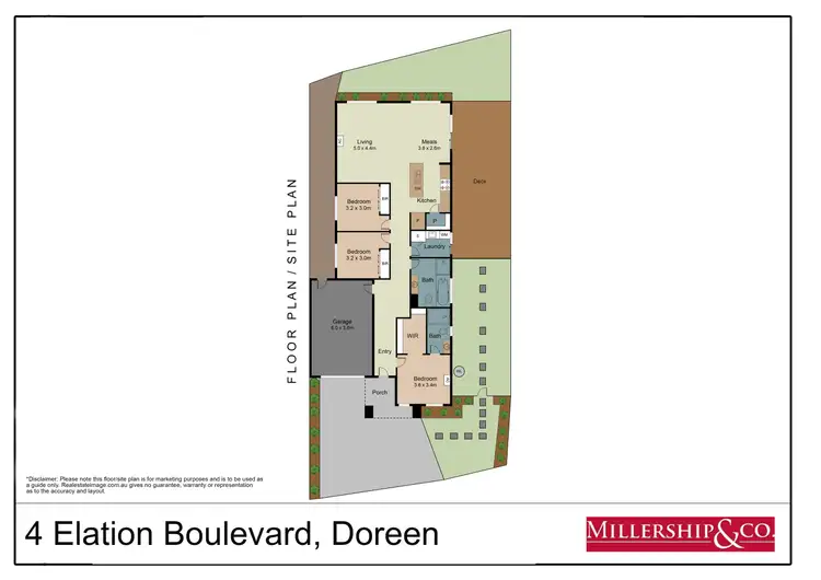 Floorplan of Homely house listing, 4 Elation Boulevard, Doreen VIC 3754