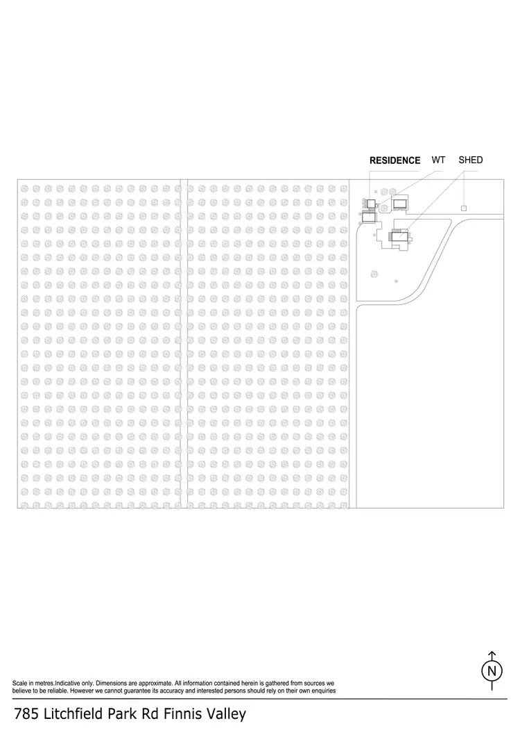 Floorplan of Homely rural property listing, 785 Litchfield Park Road, Finniss Valley NT 822