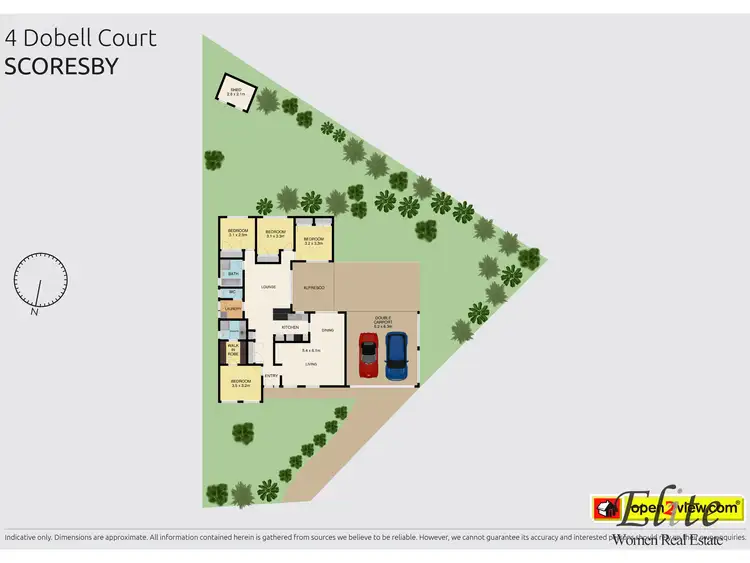 Floorplan of Homely house listing, 4 Dobell Court, Scoresby VIC 3179