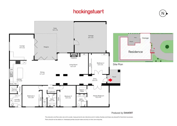 Floorplan of Homely house listing, 44 Palm Tree Drive, Safety Beach VIC 3936