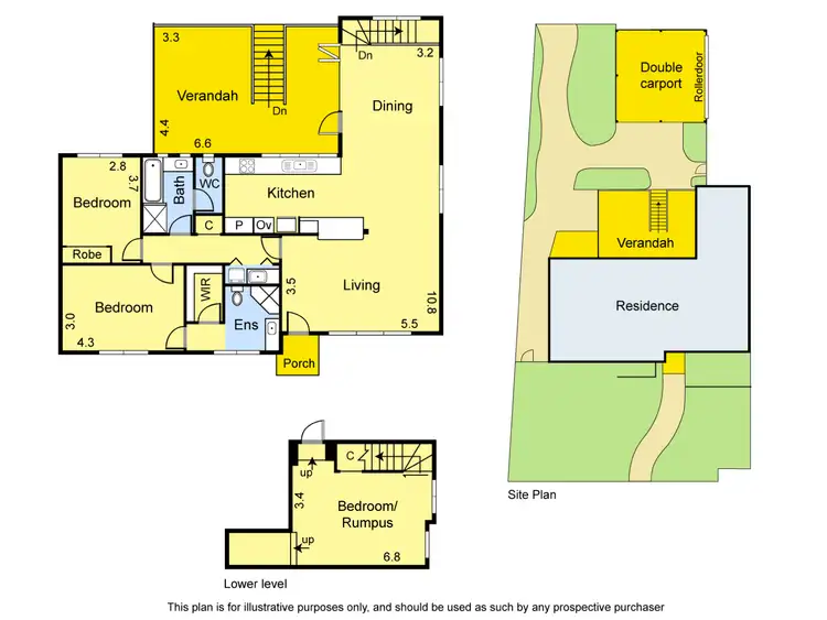 Floorplan of Homely townhouse listing, 1/16 Meadow Crescent, Montmorency VIC 3094