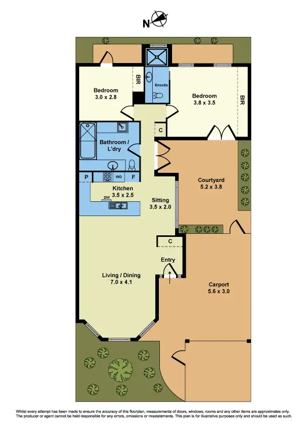 Floorplan of Homely house listing, 26 Effingham Road, Newport VIC 3015