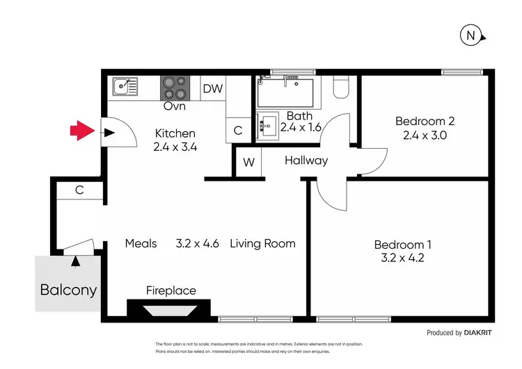 Floorplan of Homely apartment listing, 5/18-20 Charnwood Road, St Kilda VIC 3182