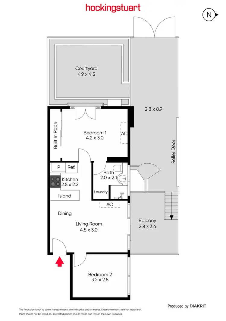 Floorplan of Homely apartment listing, 2/2 Armadale Street, Armadale VIC 3143