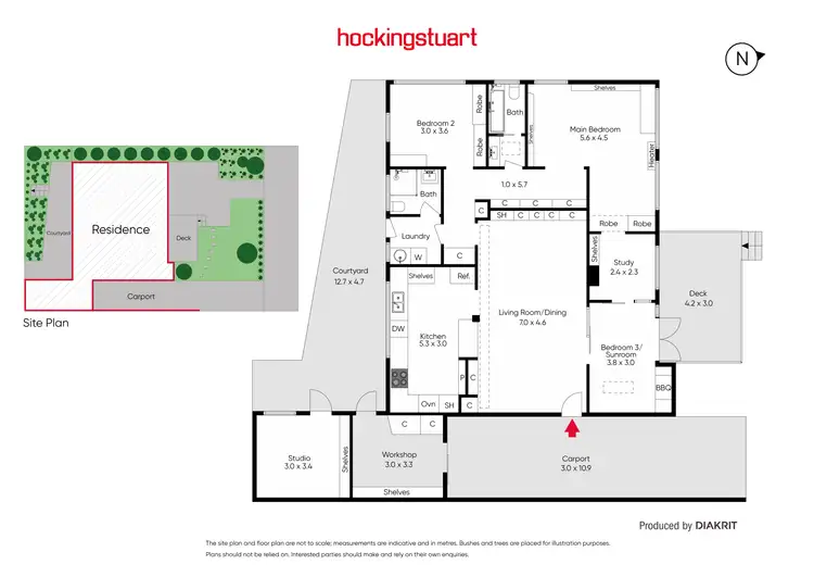 Floorplan of Homely house listing, 36B Highett Road, Hampton VIC 3188