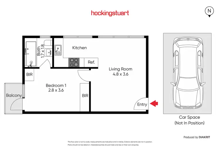 Floorplan of Homely apartment listing, 6/58 Lansdowne Road, St Kilda East VIC 3183