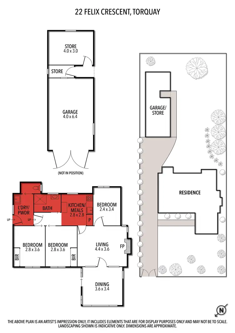 Floorplan of Homely house listing, 22 Felix Crescent, Torquay VIC 3228
