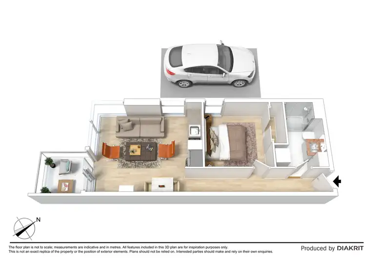 Floorplan of Homely apartment listing, 503/181-185 St Kilda Road, St Kilda VIC 3182