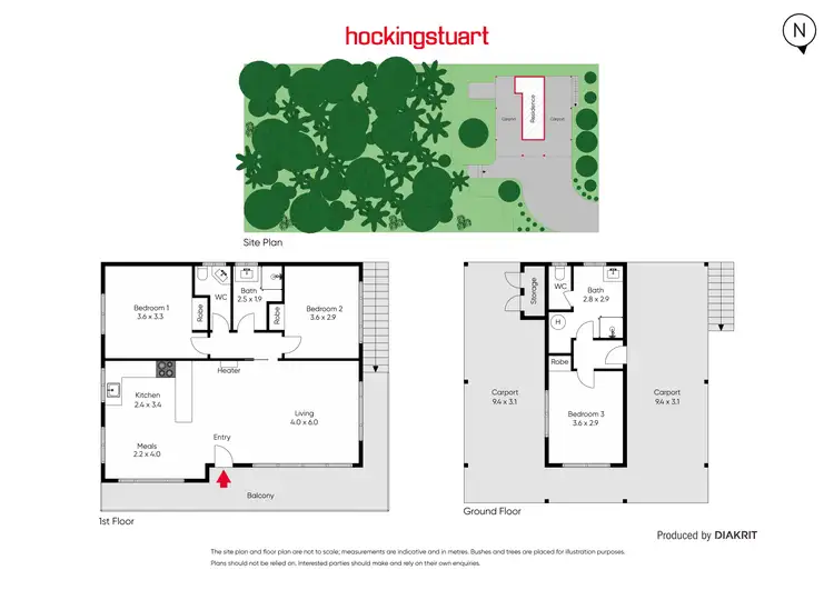 Floorplan of Homely house listing, 25 Hillside Avenue, Dromana VIC 3936