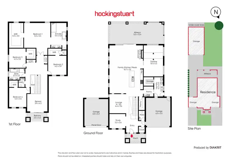 Floorplan of Homely house listing, 9 Landor Close, Hoppers Crossing VIC 3029