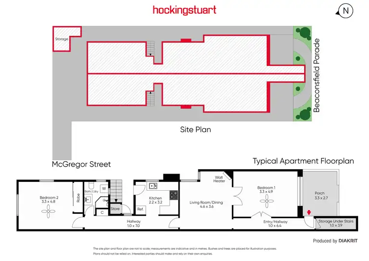 Floorplan of Homely block of units listing, 271 Beaconsfield Parade, Middle Park VIC 3206