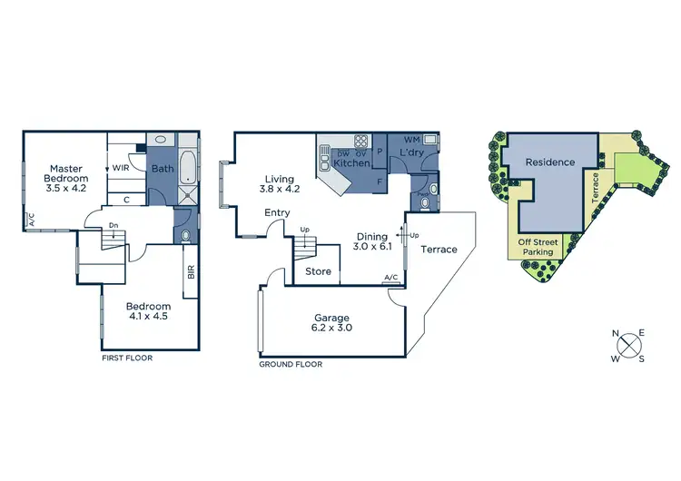 Floorplan of Homely townhouse listing, 5/195 Mitcham Road, Donvale VIC 3111
