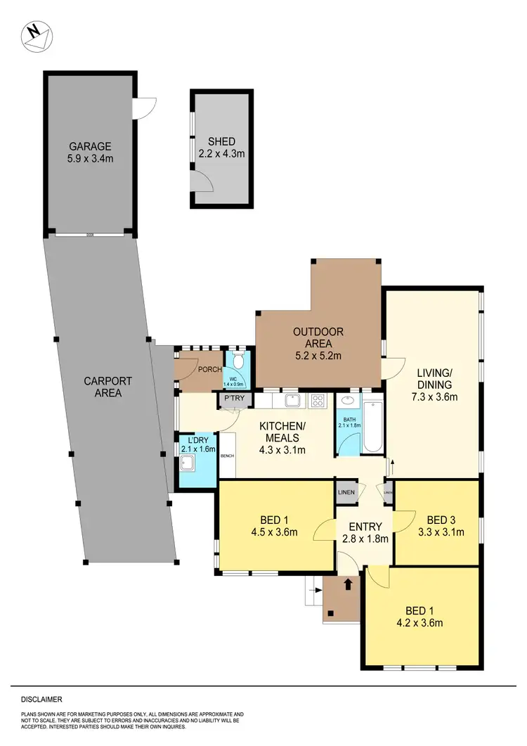 Floorplan of Homely house listing, 4 Kingsley Court, Ballarat East VIC 3350