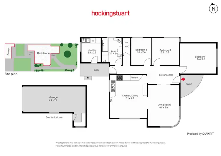 Floorplan of Homely house listing, 97 Spring Street, Reservoir VIC 3073
