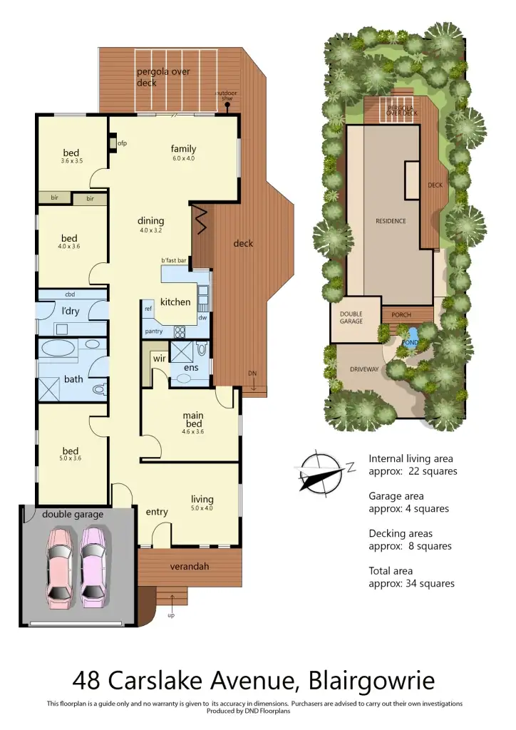 Floorplan of Homely house listing, 48 Carslake Avenue, Blairgowrie VIC 3942