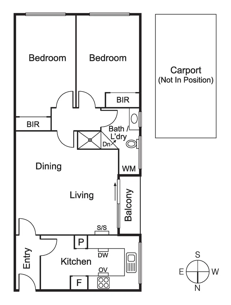 Floorplan of Homely apartment listing, 3/32 Walsh Street, Ormond VIC 3204