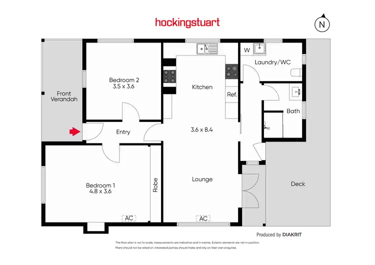 Floorplan of Homely house listing, 55 Main Road, Hepburn Springs VIC 3461
