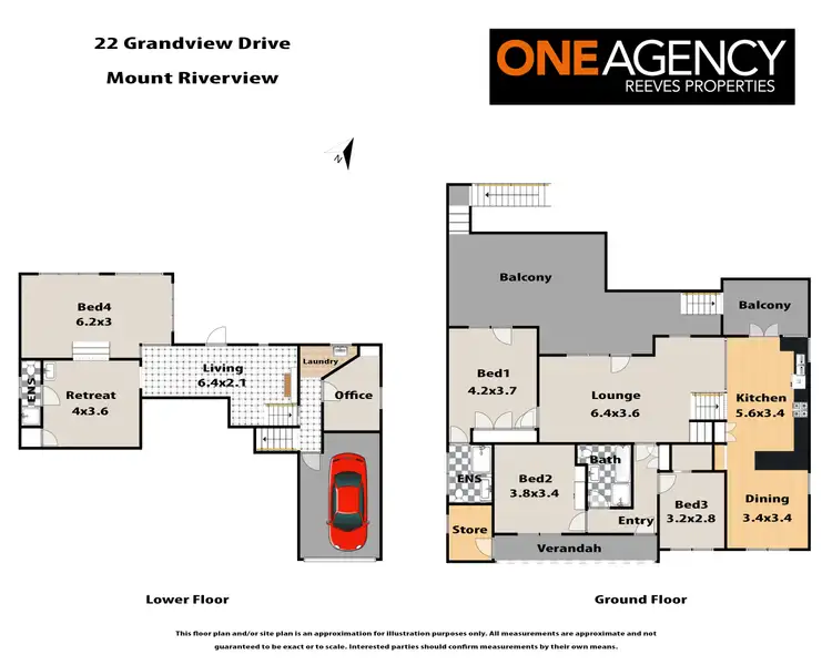 Floorplan of Homely house listing, 22 Grand View Drive, Mount Riverview NSW 2774